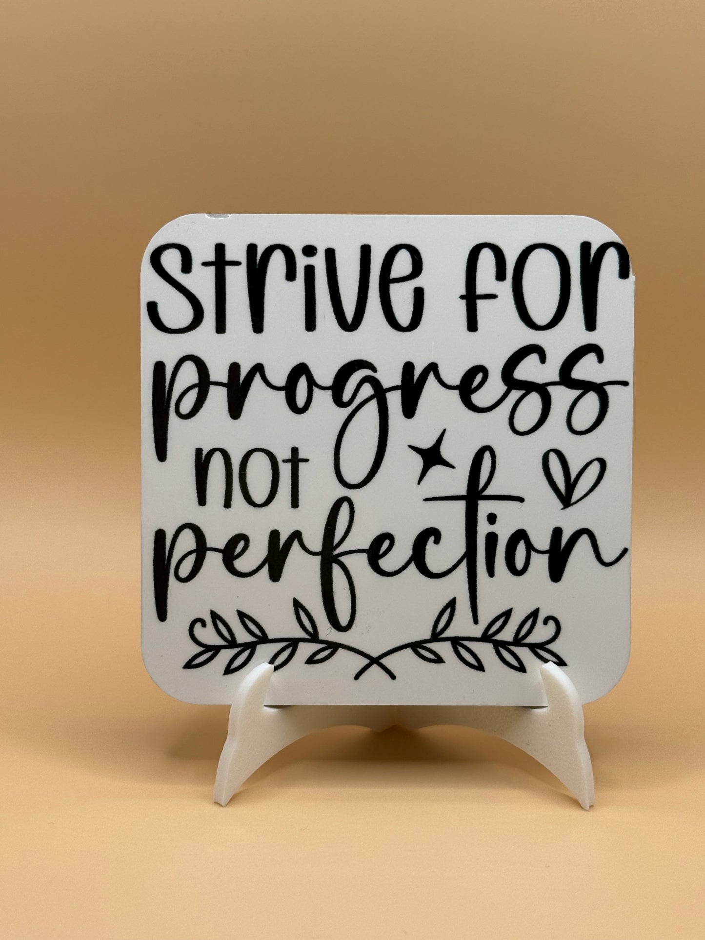 Progress not perfection magnet 3 X 3