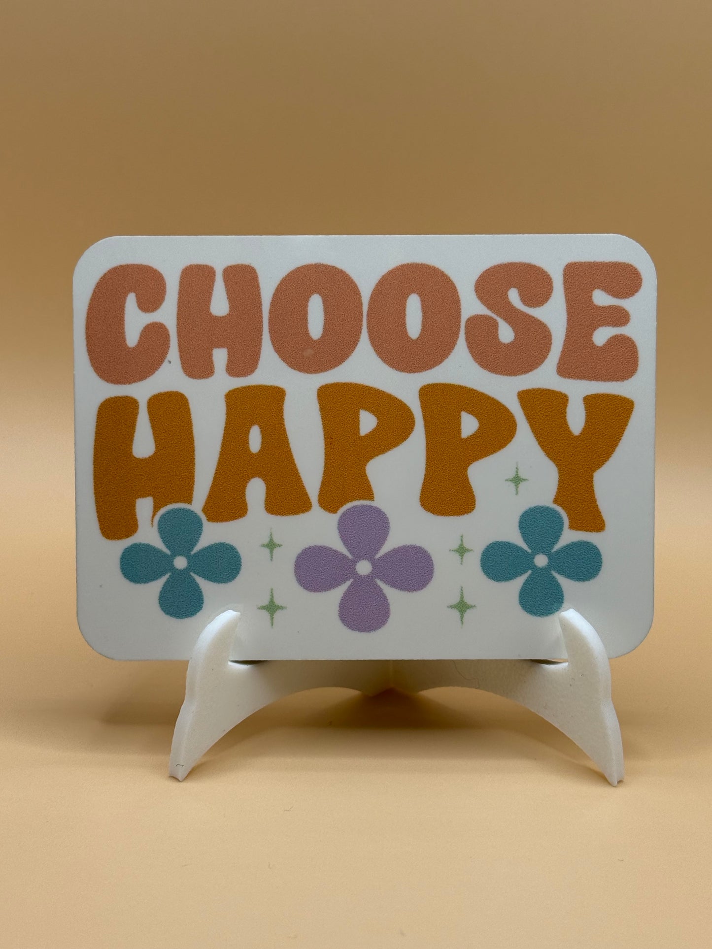 Choose happy 2 x 3