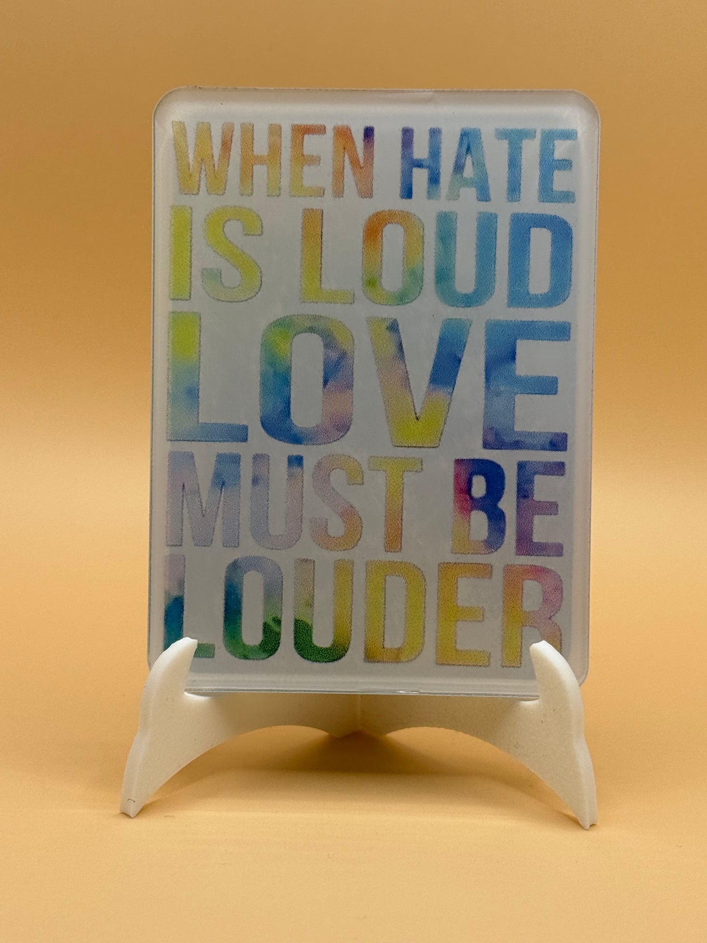 Love must be louder 2 x 3