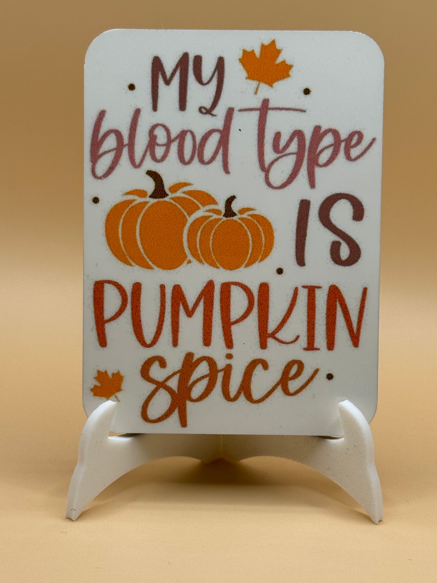 Pumpkin spice magnet 2 x 3