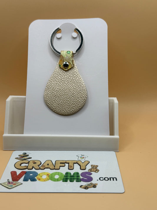 Leatherette keyholder - Christmas cookied