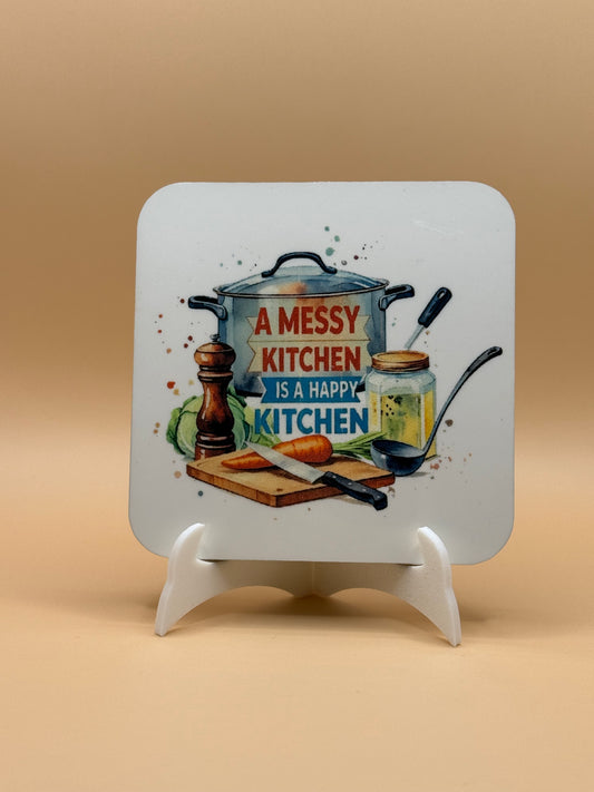 Messy Kitchen magnet 3 x 3