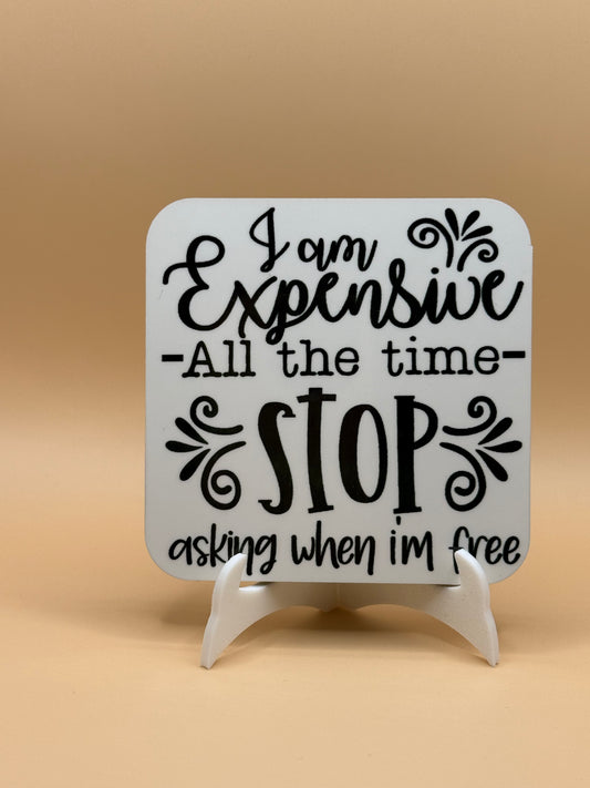 I am expensive magnet 3 X 3