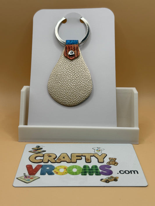 Leatherette keyholder - colorful patchwork