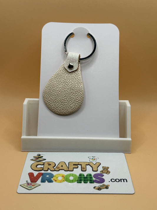 Leatherette keyholder - winter gingerbread
