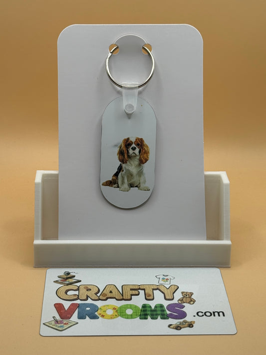 Oval keychain -King Charles Spaniel