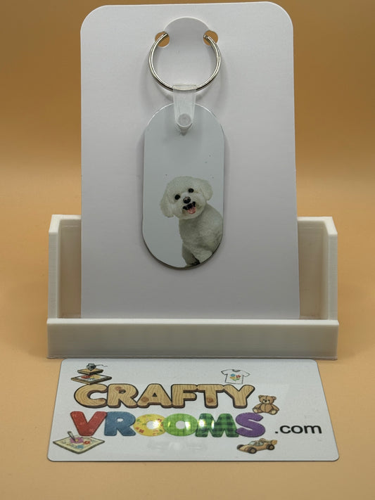 Oval keychain - Maltese