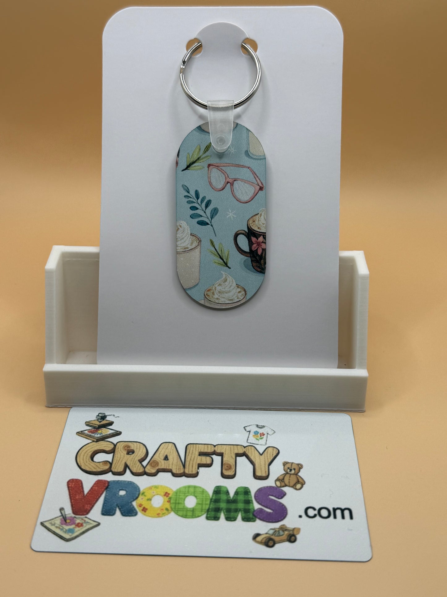 Oval keychain -Book Nerd 2