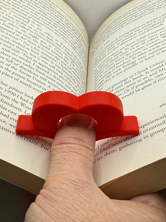 Heart shaped book holder