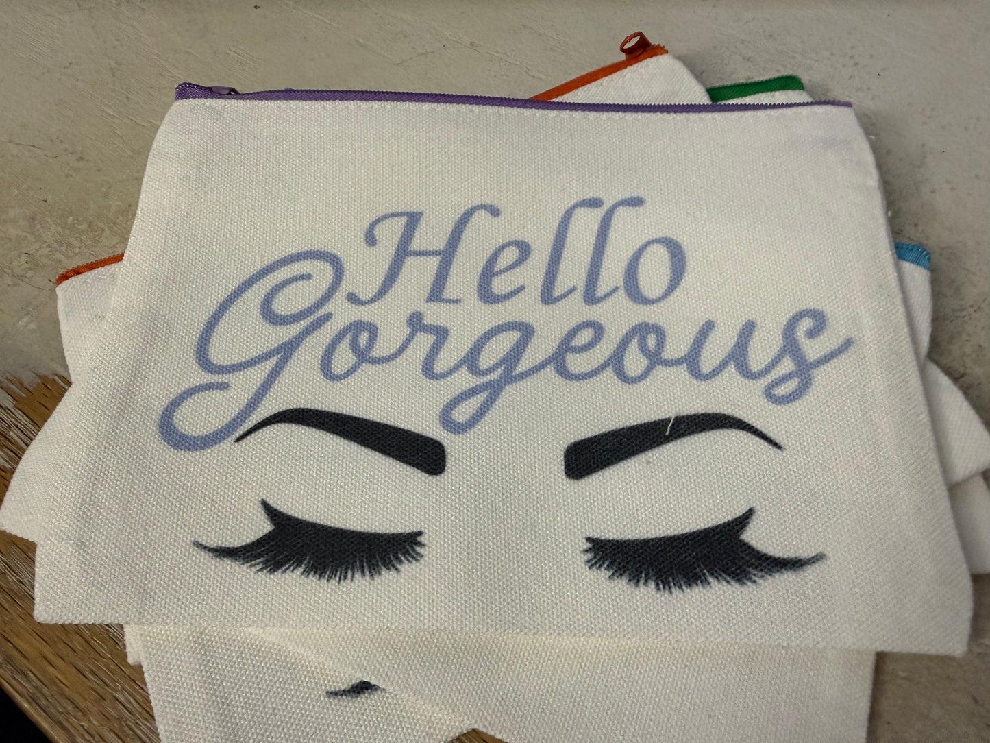 Makeup zipper bag