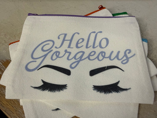 Makeup zipper bag