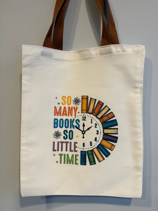 Tote bag - so many books, so little time